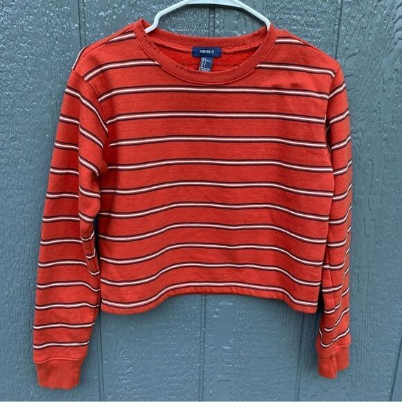 Forever 21 Cropped Distressed Sweater Size Smalll - Picture 1 of 6